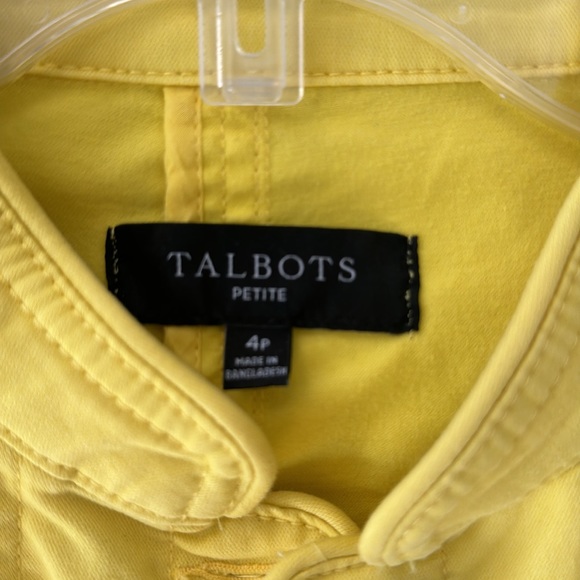Talbots Yellow Jean Jacket - Picture 2 of 3